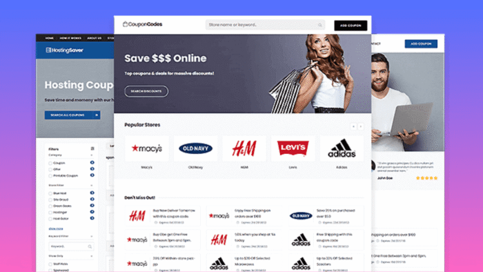 Coupon WordPress Theme Coupons.com, RetailMeNot or Rakuten - Premiumpress - Image 1