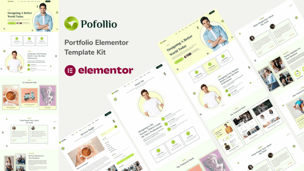 Pofollio - Portfolio Elementor Template Kit