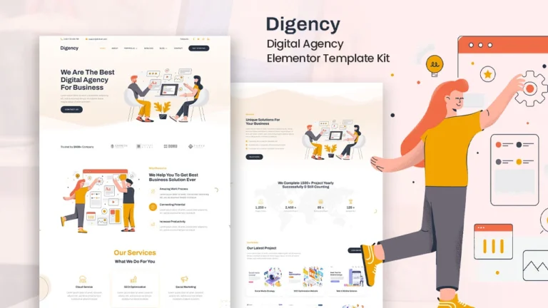 Elementor Template For SEO Agency