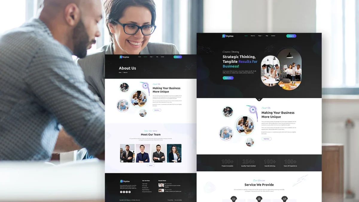 Elementor Template For Digital Marketing Agency