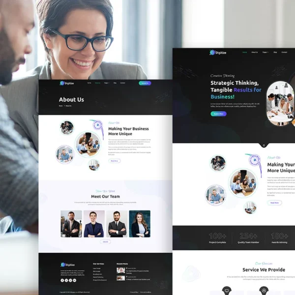 Elementor Template For Digital Marketing Agency