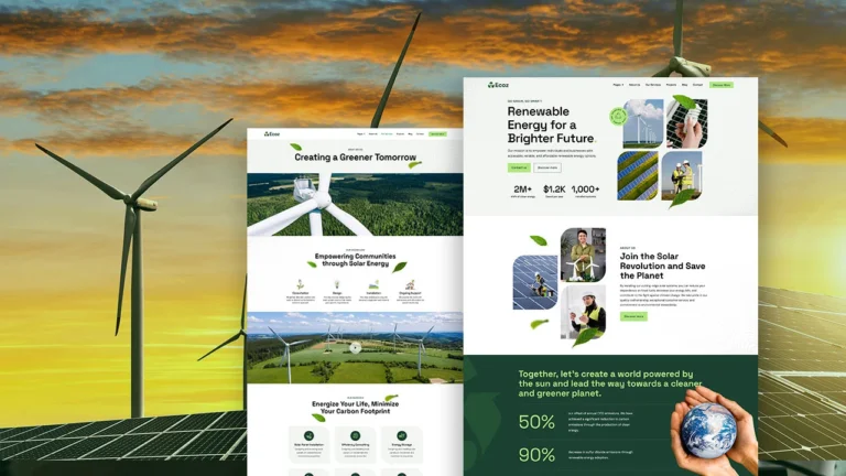 Elementor Template For Solar Energy