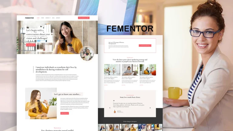 Elementor Template For Business Coach