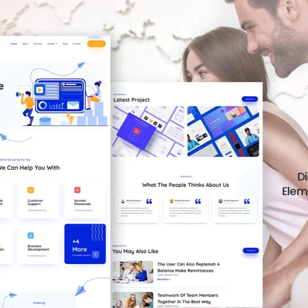 Elementor Template For Digital Marketing
