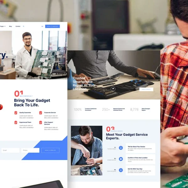 Elementor Template For Mobile Computer Repair