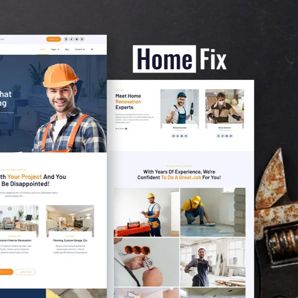 Elementor Template For Home Improvement