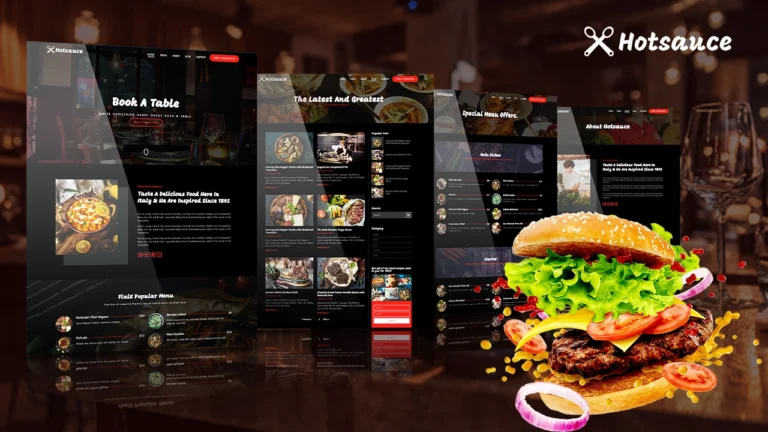 Elementor Template For Restaurant