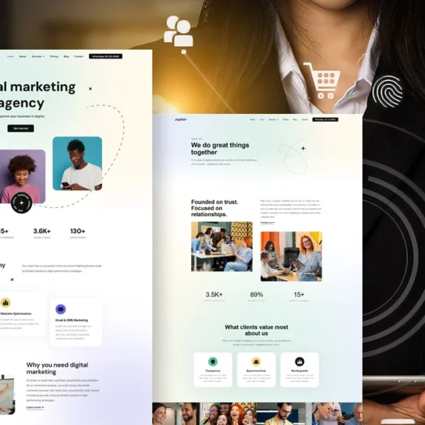 Elementor Template For Digital Marketing Agency