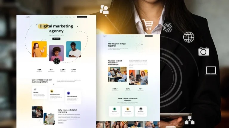 Elementor Template For Digital Marketing Agency