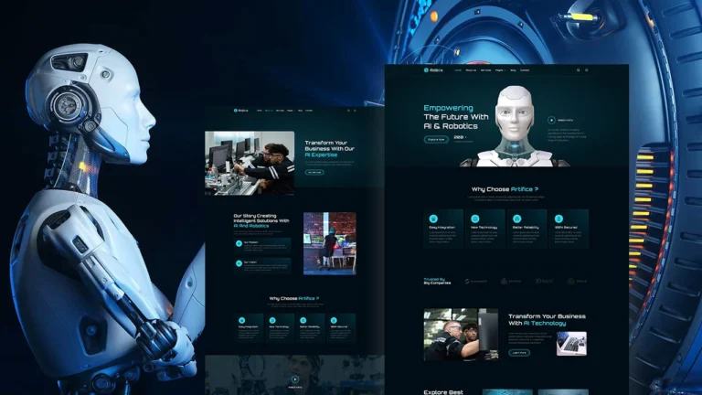 Elementor Template For Ai Robotics