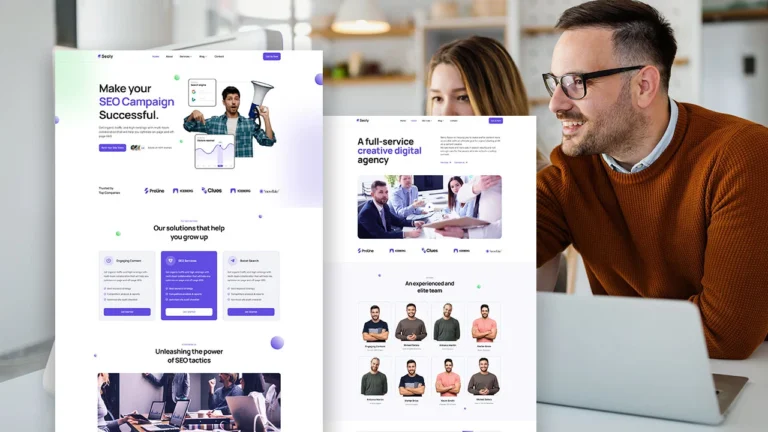 Elementor Template For Digital Marketing Agency