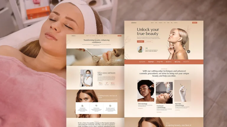 Elementor Template For Skin Care