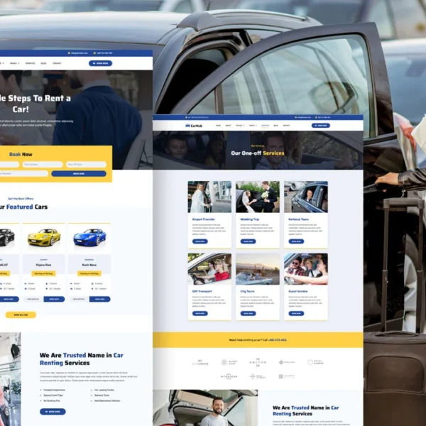 Elementor Template For Car Rental