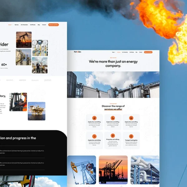 Elementor Template For Oil and Gas Industry