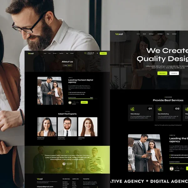 Elementor Template For Web Design Agency