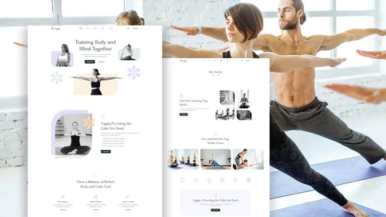 Elementor Template For Yoga Meditation