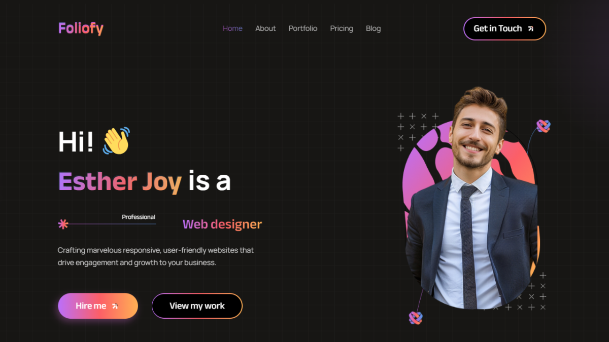 Portfolio For WordPress Web Designer