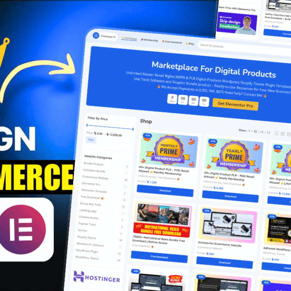 I’ll Build a High-Converting E-commerce Website to Sell Your Digital Products