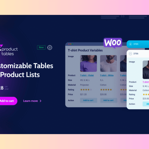 Jet Product Tables Pro