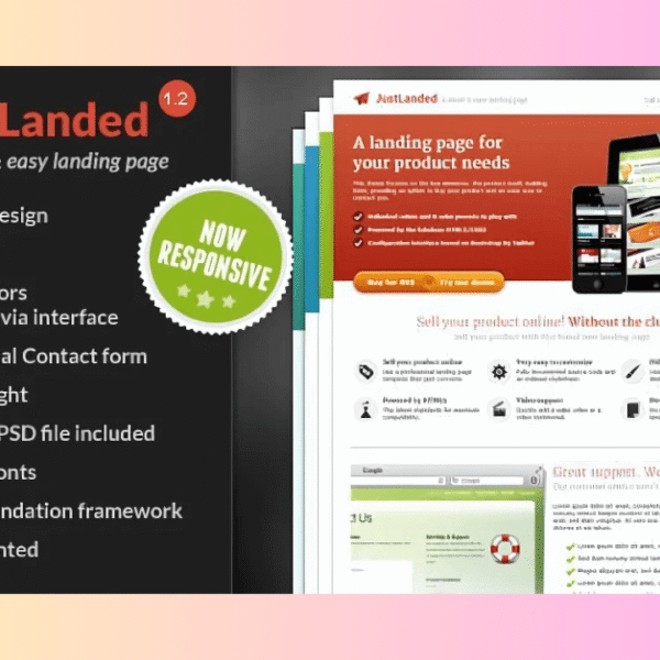JustLanded WordPress Theme