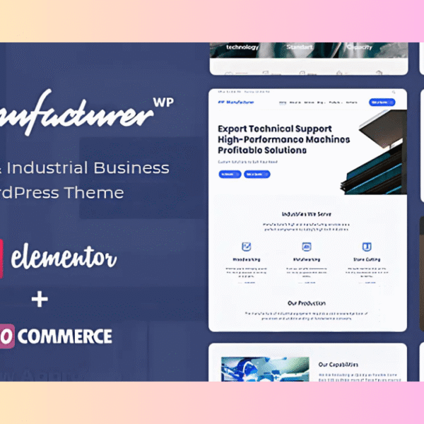 Manufacturer WordPress Theme