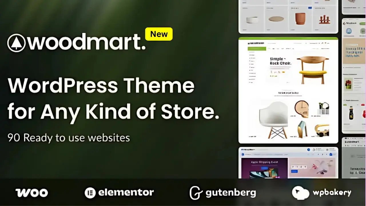 WoodMart Theme Free Download (Latest Version) – Best WooCommerce WordPress Theme